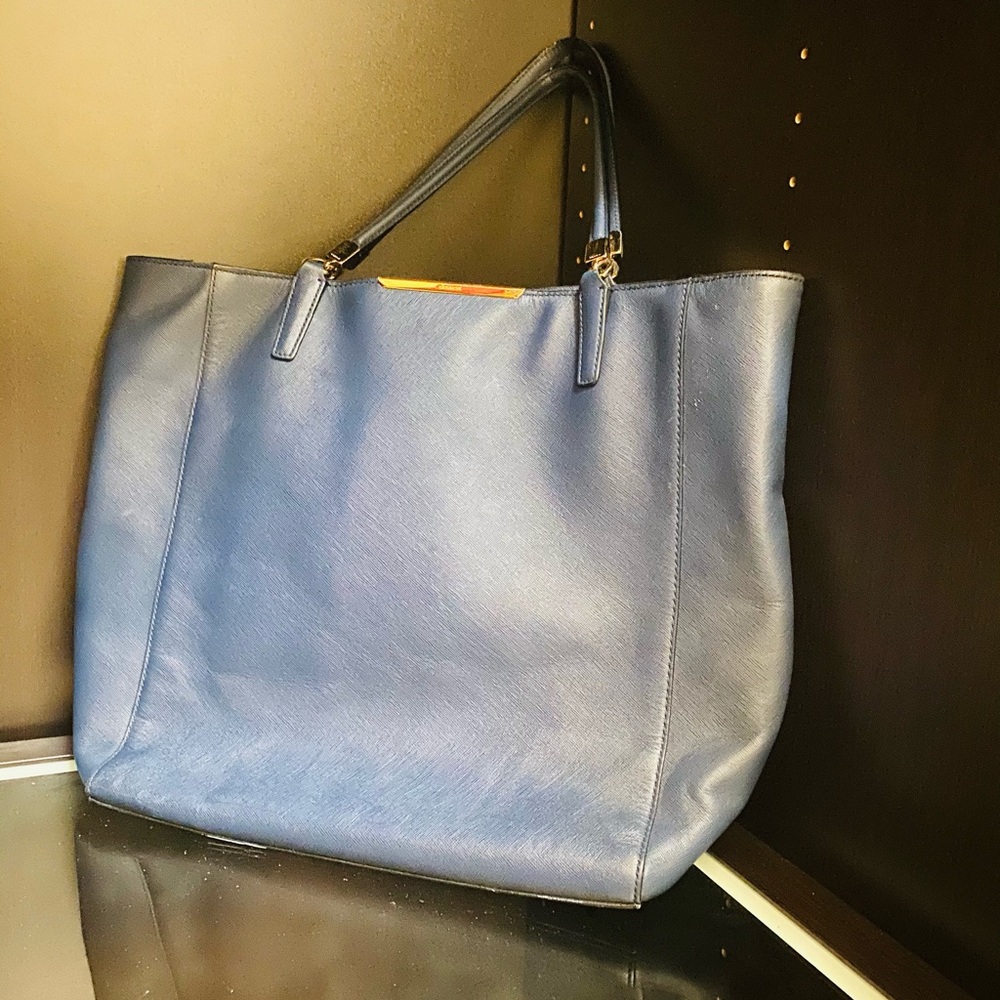 Coach Navy Blue tote